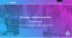 Desktop Screenshot of macplast.com.br